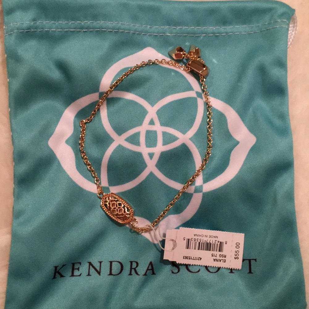 Kendra Scott rose gold bracelet